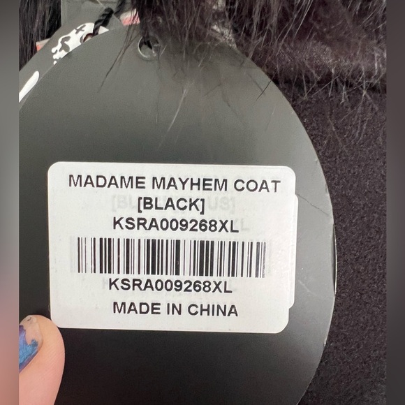 Killstar Madame mayhem penny lane coat size extra large - Picture 8 of 8